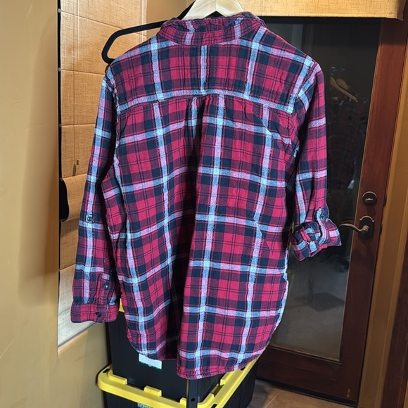Sonoma Red Black Flannel Pullover Top Size XL - Picture 7 of 7